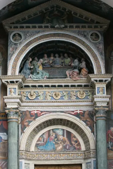 Framed Print : Europe, Italy, Valle d Aosta-AOSTA: Cathedrale Santa Maria Assunta (12th century)