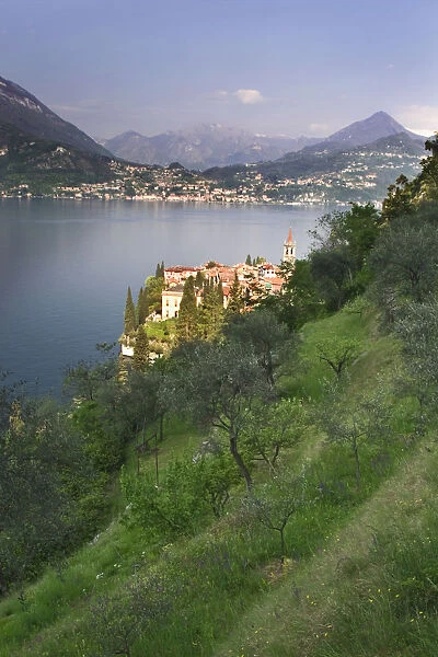 Europe, Italy, Varenna. Lake Como landscape