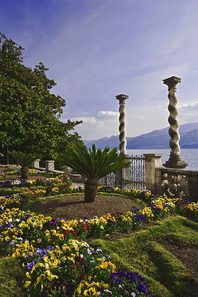 Europe, Italy, Varenna. Villa on the shores of Lake Como. Credit as: Dennis Flaherty