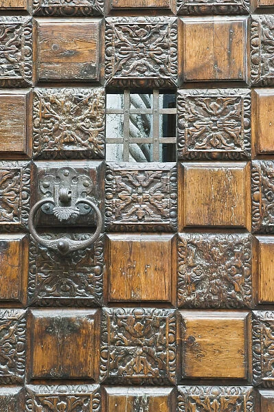 Europe, Italy, Venice, Ca d Oro (Palazzo Santa Sofia) Door