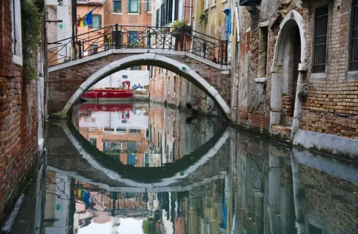Framed Print : Europe Italy Venice Canal 3