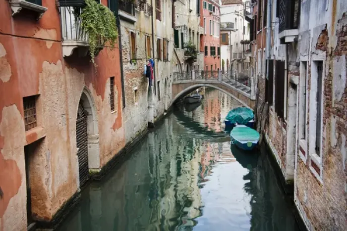 Framed Print : Europe Italy Venice Canal 7