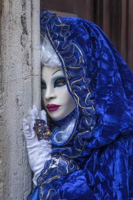 Framed Print : Europe, Italy, Venice. Close-up of woman in Carnival costume Framed Print : Europe, Italy, Venice. Close-up of woman in Carnival costume