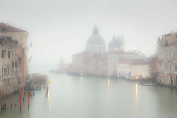 Framed Print : Europe, Italy, Venice. Fog over Grand Canal Framed Print : Europe, Italy, Venice. Fog over Grand Canal