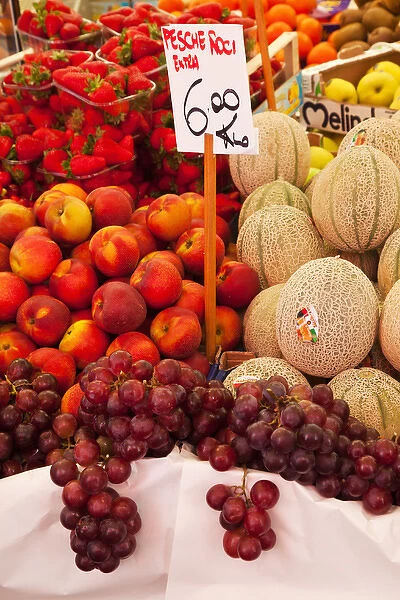 Europe; Italy; Venice; Fresh Fruit at Venice Farmers Market