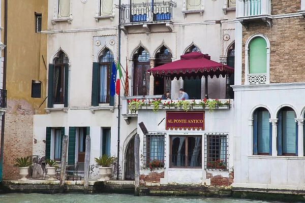 Europe; Italy; Venice; Homes Along the Grand Canal of Venice