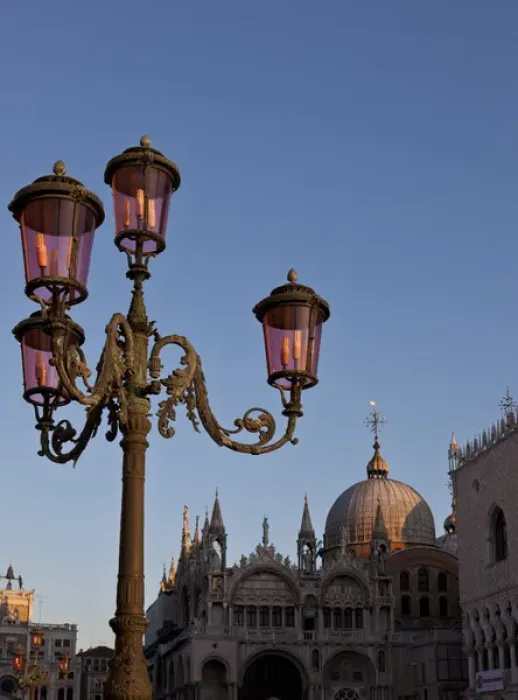 Framed Print : Europe, Italy, Venice. Ornate lamp on St Framed Print : Europe, Italy, Venice. Ornate lamp on St
