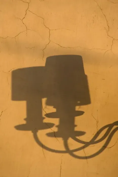 Framed Print : Europe, Italy, Venice. Shadows of a lamp on a yellow wall Framed Print : Europe, Italy, Venice. Shadows of a lamp on a yellow wall
