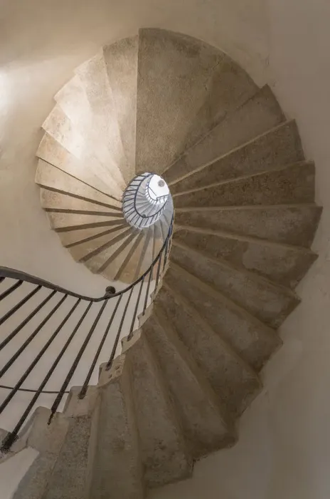 Framed Print : Europe, Italy, Venice. Spiral stairwell. Credit as: Jim Nilsen  /  Jaynes Gallery  /  DanitaDelimont
