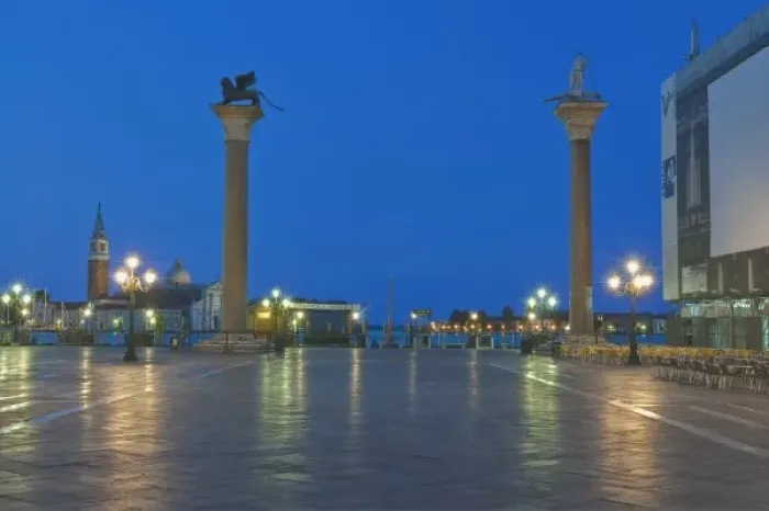 Framed Print : Europe, Italy, Venice, St. Marks Square (Piazza San Marco) at Dawn Framed Print : Europe, Italy, Venice, St. Marks Square (Piazza San Marco) at Dawn