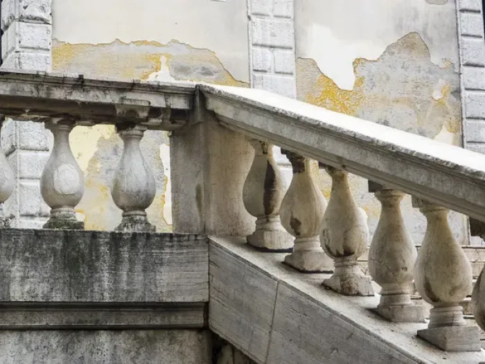Framed Print : Europe; Italy; Venice; Stairs and Rail Framed Print : Europe; Italy; Venice; Stairs and Rail