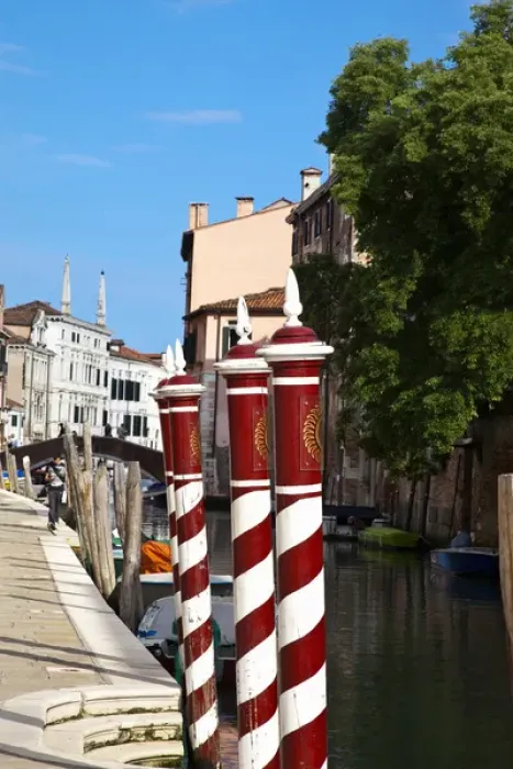 Framed Print : Europe; Italy; Venice; Venice Views Along Back Canal