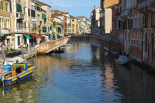 Europe; Italy; Venice; Venice Views Along Back Canal