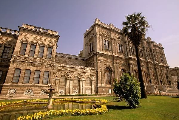 Europe, Middle East, Istanbul. The Bosphorus, Dolmabahce Palace