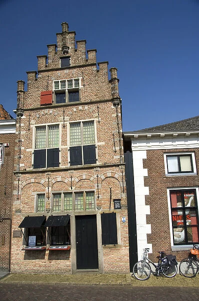 Europe, The Netherlands (aka Holland). Medieval cheese producing town of Edam. One