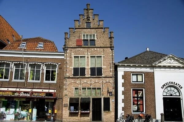 Europe, The Netherlands (aka Holland). Medieval cheese producing town of Edam. One