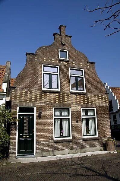 Europe, The Netherlands (aka Holland). Medieval cheese producing town of Edam. Typical