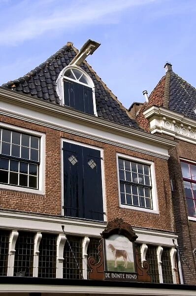 Europe, The Netherlands (aka Holland), West Friesland, Hoorn. Historic building, De Bonte Hond
