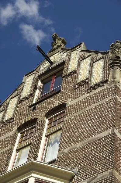 Europe, The Netherlands (aka Holland), Amsterdam. Typical architecture