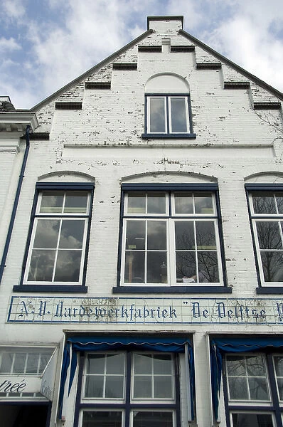 Europe, The Netherlands (aka Holland), Delft. Royal Delft Factory since 1653. building