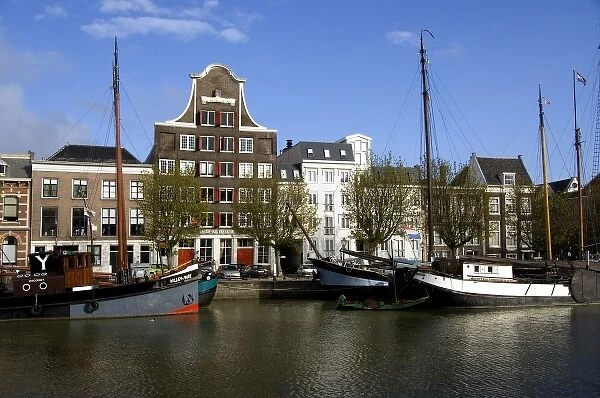 Europe, The Netherlands (aka Holland), Dordrecht. Oldest town in Holland chartered in 1220
