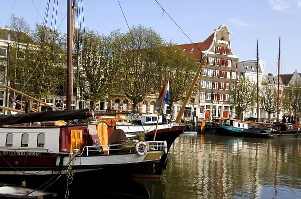 Europe, The Netherlands (aka Holland), Dordrecht. Oldest town in Holland chartered in 1220