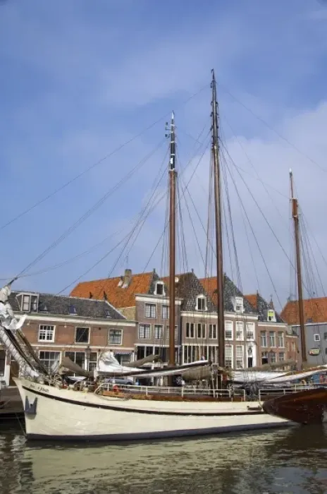 Framed Print : Europe, The Netherlands (aka Holland), Hoorn. Historic Hoorn Harbor