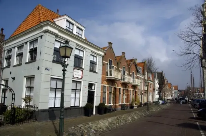 Framed Print : Europe, The Netherlands (aka Holland), Hoorn. Historic Hoorn harbor area