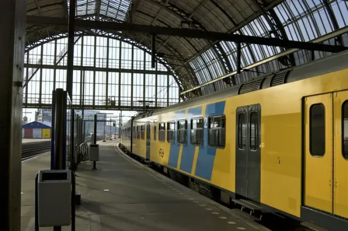 Framed Print : Europe, Netherlands, Holland, Amsterdam, Interior platform in the Centraal Station Framed Print : Europe, Netherlands, Holland, Amsterdam, Interior platform in the Centraal Station