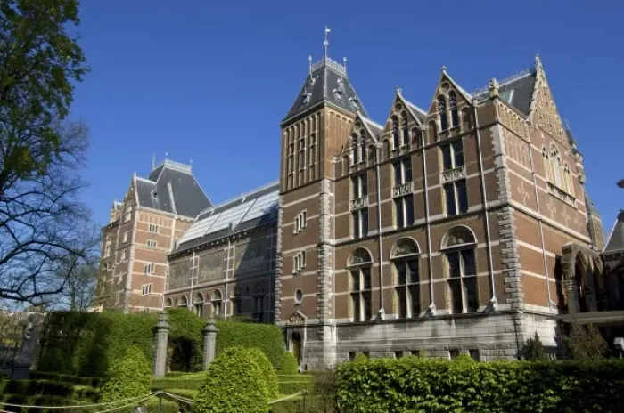 Framed Print : Europe, Netherlands, Holland, Amsterdam, the Rijksmuseum in spring Framed Print : Europe, Netherlands, Holland, Amsterdam, the Rijksmuseum in spring