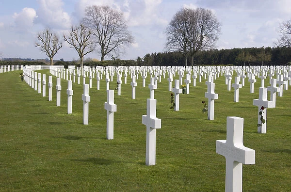 Europe, Netherlands, Limburg, Mstricht, Netherlands American Cemetery at Margraten