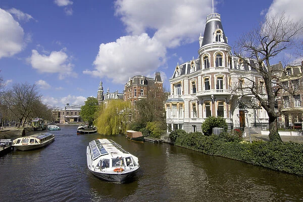 Europe, Netherlands, North Holland, AmsterdamQueen Anne, Victorian houses near Rjiksmusem
