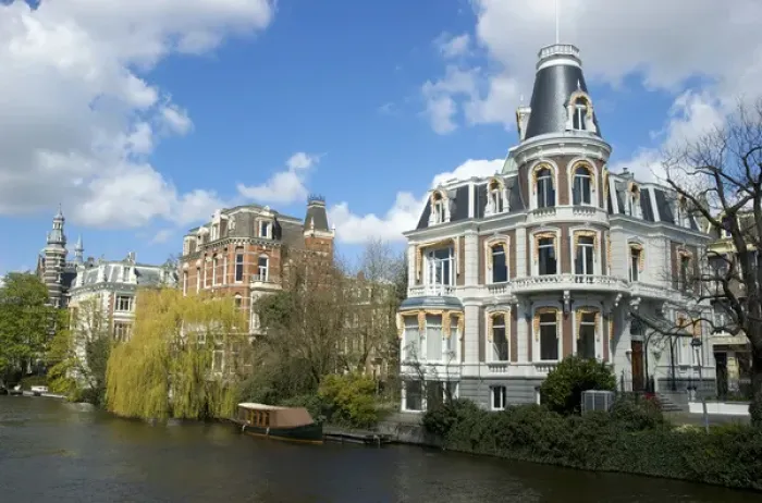 Framed Print : Europe, Netherlands, North Holland, AmsterdamQueen Anne, Victorian houses near Rjiksmusem Framed Print : Europe, Netherlands, North Holland, AmsterdamQueen Anne, Victorian houses near Rjiksmusem