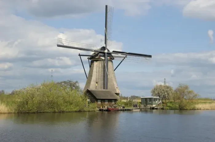 Framed Print : Europe, Netherlands, South Holland, Kinderdijk, Windmill Framed Print : Europe, Netherlands, South Holland, Kinderdijk, Windmill