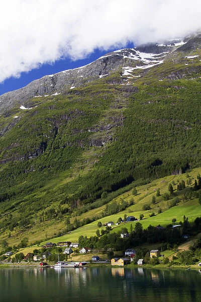Europe, Norway, Olden. Nordfjorden near Olden