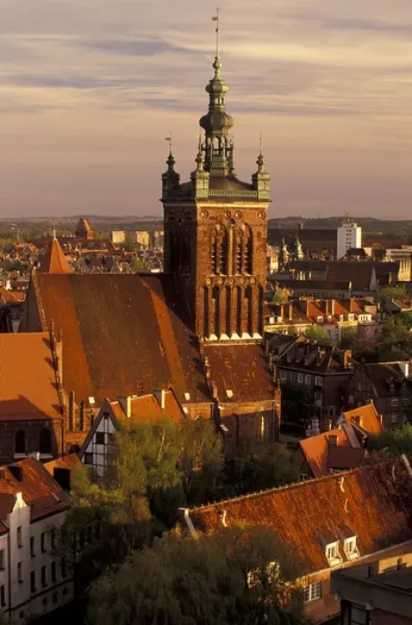 Framed Print : EUROPE, Poland, Pomerania, Gdansk St. Josephs Church