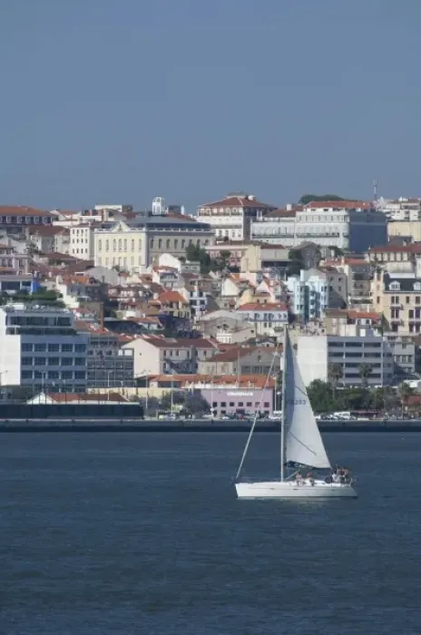 Framed Print : Europe, Portugal, Lisbon (aka Lisboa). Tagus River view of the historic Lisbon skyline Framed Print : Europe, Portugal, Lisbon (aka Lisboa). Tagus River view of the historic Lisbon skyline