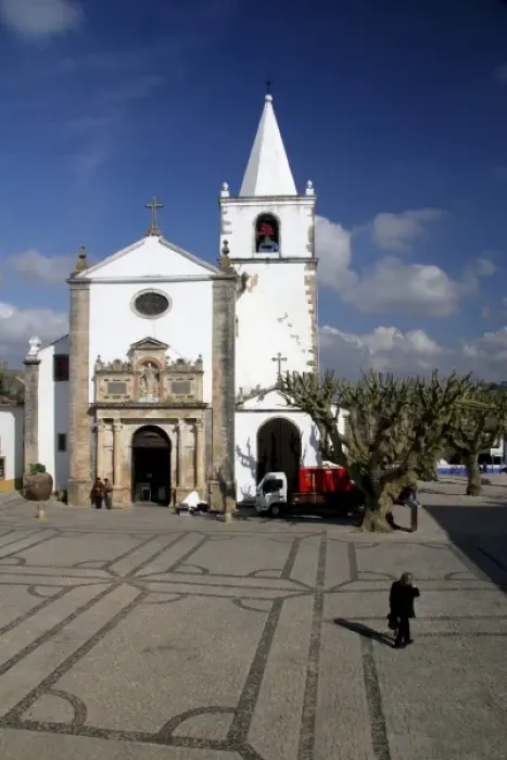 Framed Print : Europe, Portugal, Obidos. Santa Maria Church in Obidos Framed Print : Europe, Portugal, Obidos. Santa Maria Church in Obidos