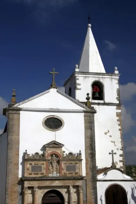 Framed Print : Europe, Portugal, Obidos. Santa Maria Church in Obidos Framed Print : Europe, Portugal, Obidos. Santa Maria Church in Obidos