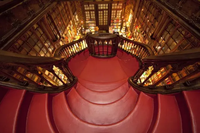 Framed Print : Europe, Portugal, Porto. Stairway in Lello Book Store Framed Print : Europe, Portugal, Porto. Stairway in Lello Book Store