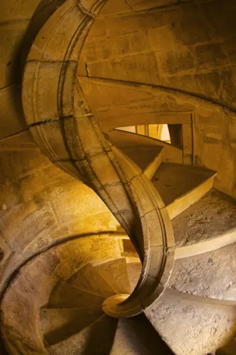 Framed Print : Europe; Portugal; Tomar; Spiral Stone Staircase in Convento de Cristo Framed Print : Europe; Portugal; Tomar; Spiral Stone Staircase in Convento de Cristo