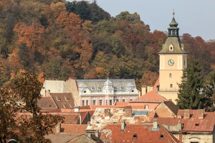 Framed Print : Europe, Romania, Brasov. Poarta Schei district. Near George Street. Clock Tower Framed Print : Europe, Romania, Brasov. Poarta Schei district. Near George Street. Clock Tower