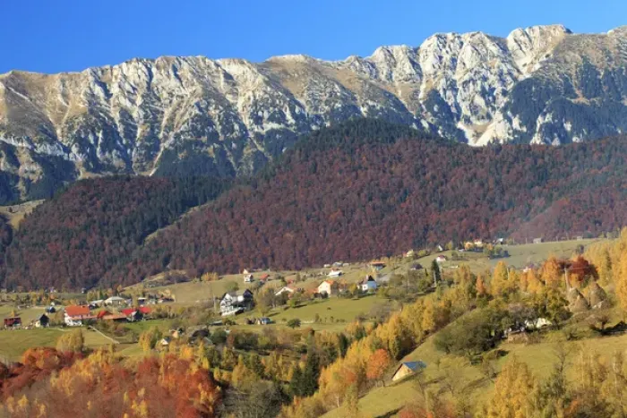 Framed Print : Europe, Romania, Transylvania, Carpathian Mountains, Magura, Piatra Craiului National Park