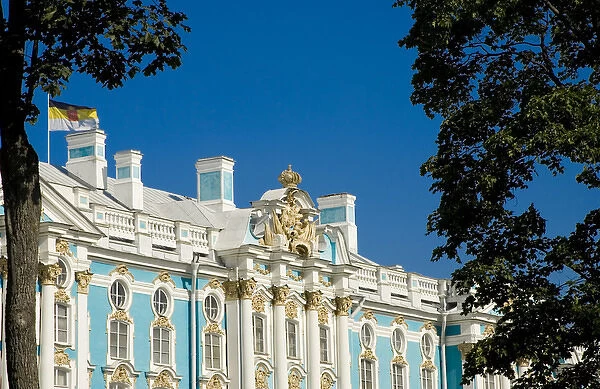 Europe, Russia, Pushkin. Portion of Catherine Palace