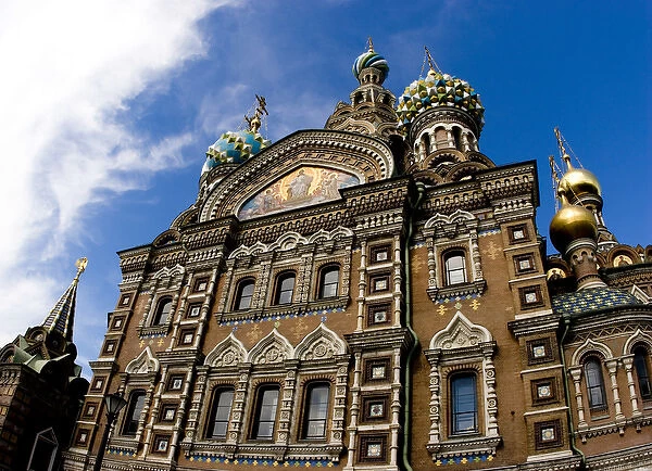 Europe, Russia, St. Petersburg. Church of the Savior on the Spilled Blood, built