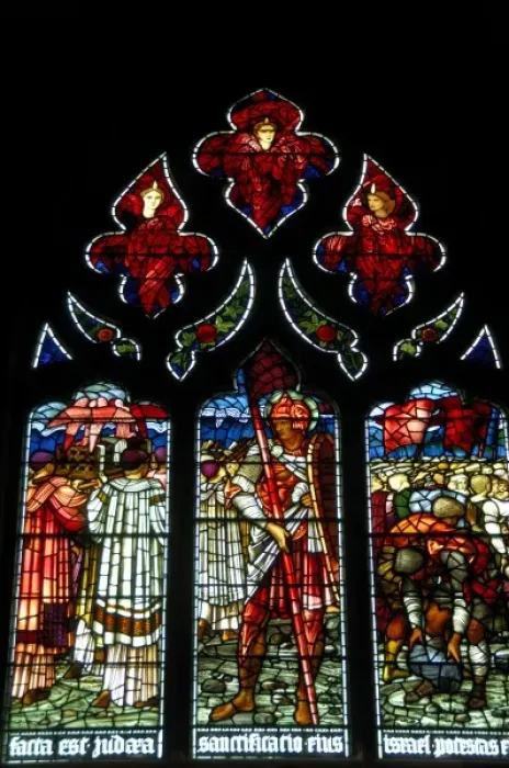 Framed Print : Europe, Scotland, Edinburgh. St. Giles Cathedral, stained glass. THIS IMAGE RESTRICTED