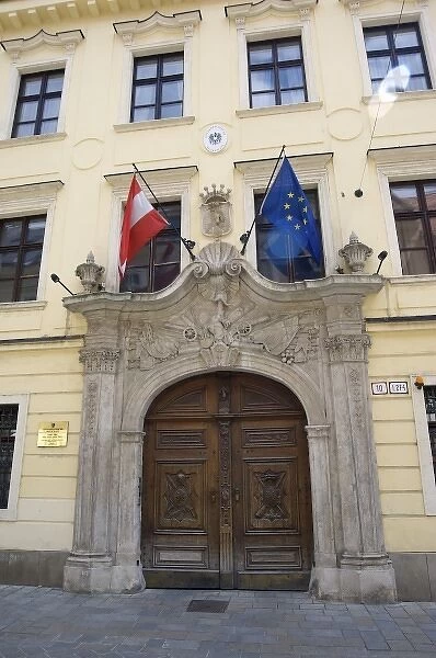 Europe, Slovakia, Bratislava, exterior of Austrian Embassy
