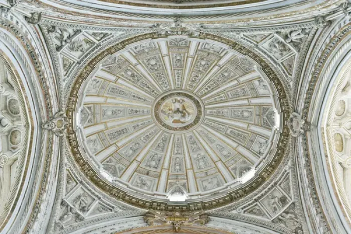 Framed Print : Europe, Spain, Andalucia, Cordoba, La Mezauita-Catedral (Mosque Catedral of Cordoba)