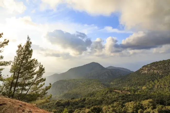 Framed Print : Europe, Spain, Balearic Islands, Mallorca, The Serra de Tramuntana mountains awarded
