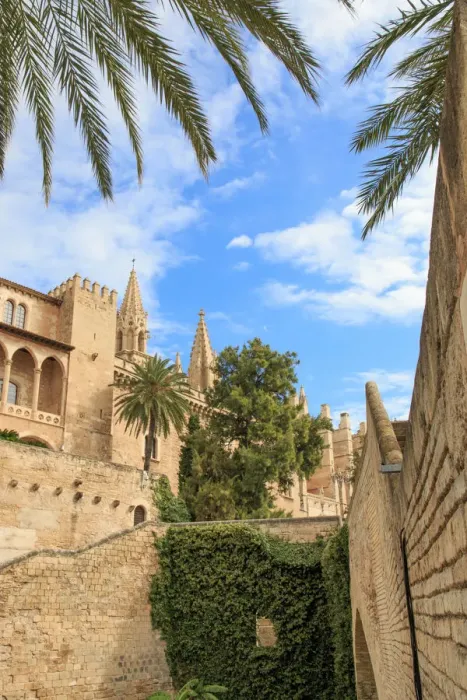 Framed Print : Europe, Spain, Balearic Islands, Mallorca, Palma de Mallorca, stone towers, turets Framed Print : Europe, Spain, Balearic Islands, Mallorca, Palma de Mallorca, stone towers, turets